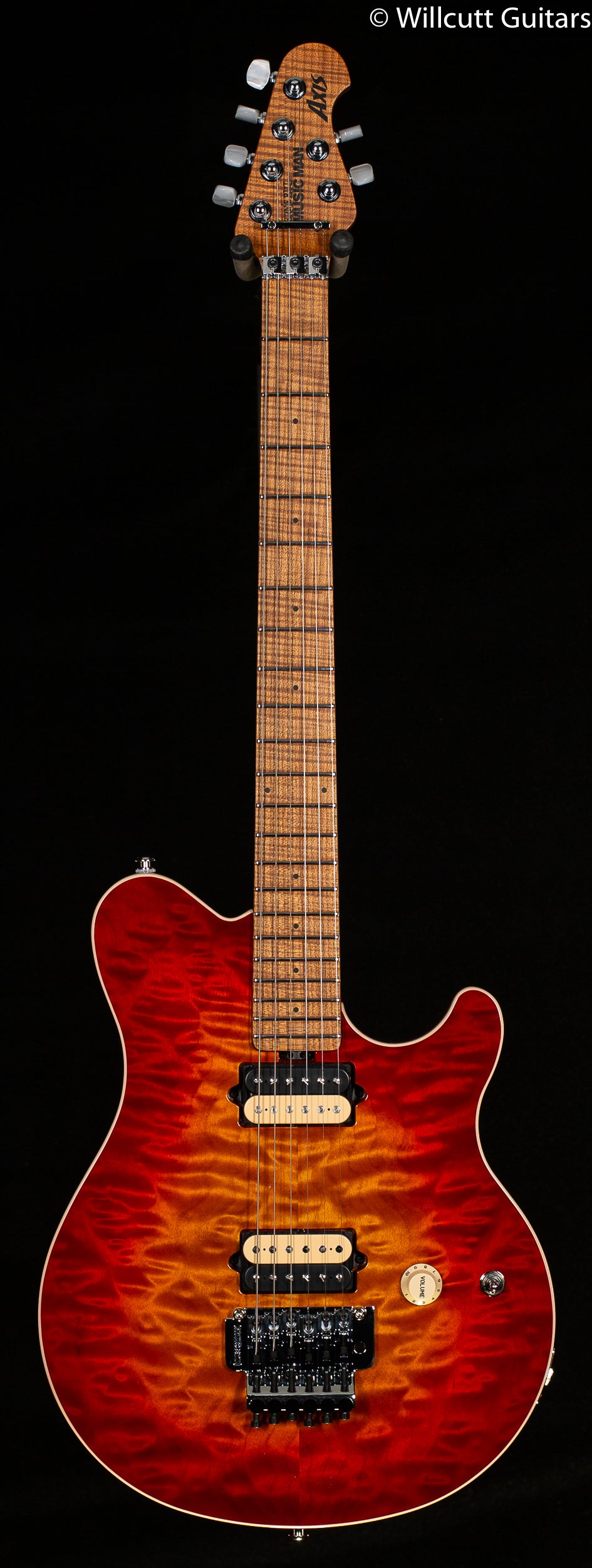 Ernie Ball Music Man Willcutt Limited Axis Lava Burst Quilt Floyd Rose (300)