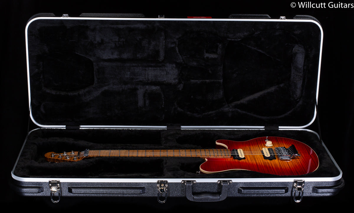 Ernie Ball Music Man Willcutt Limited Axis Lava Burst Flame Floyd Rose (302)