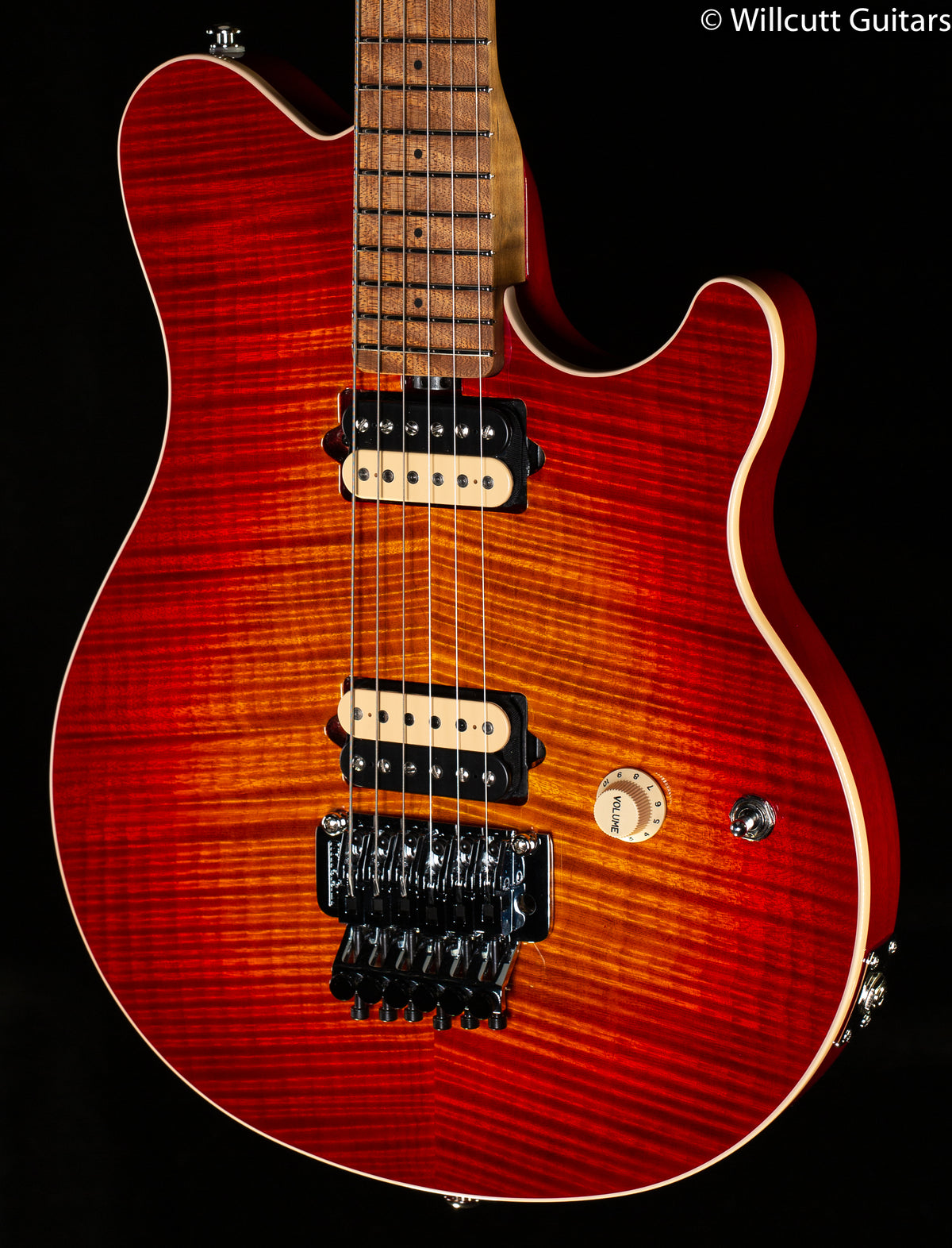 Ernie Ball Music Man Willcutt Limited Axis Lava Burst Flame (305)