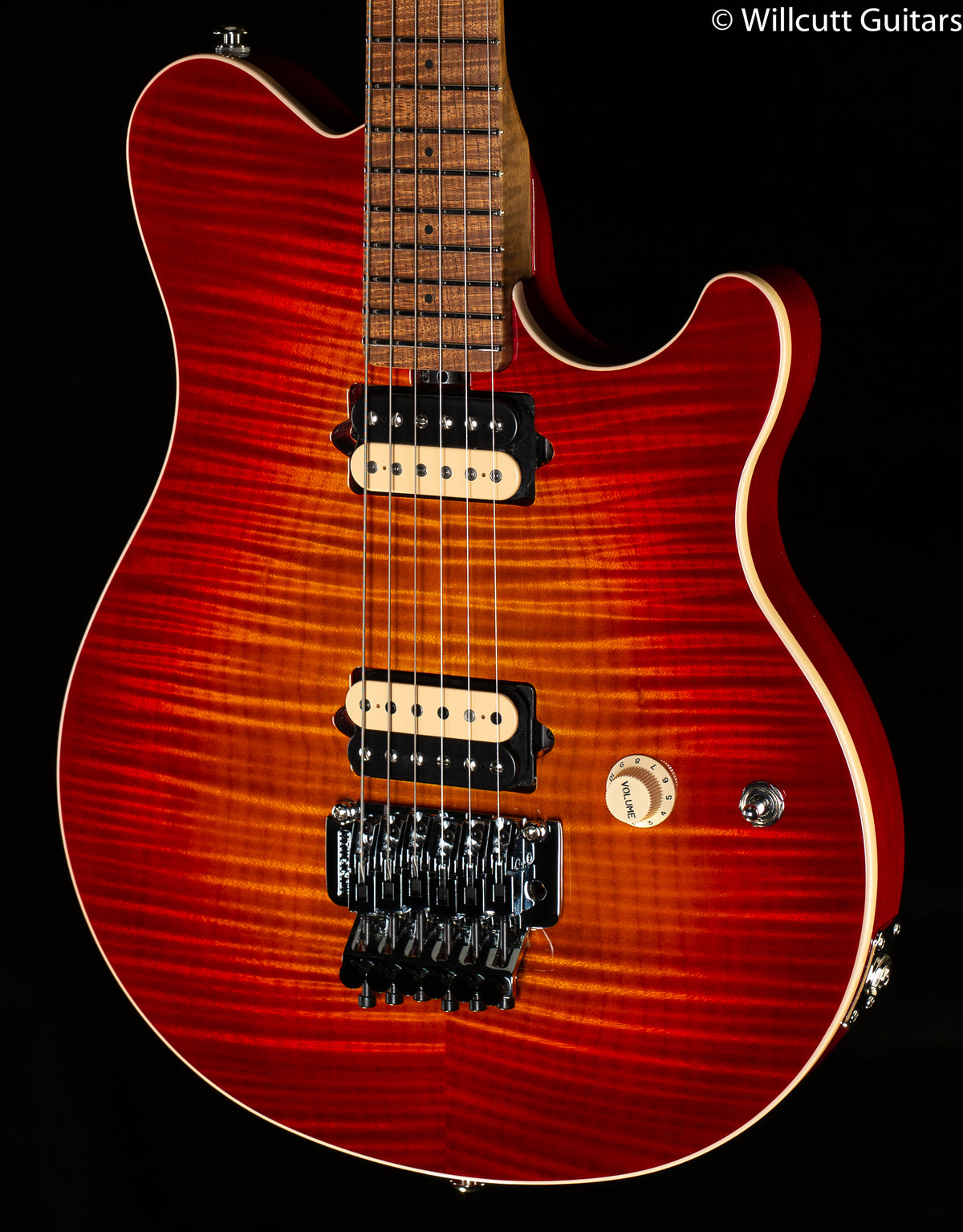 Ernie Ball Music Man Willcutt Limited Axis Lava Burst Flame (306)