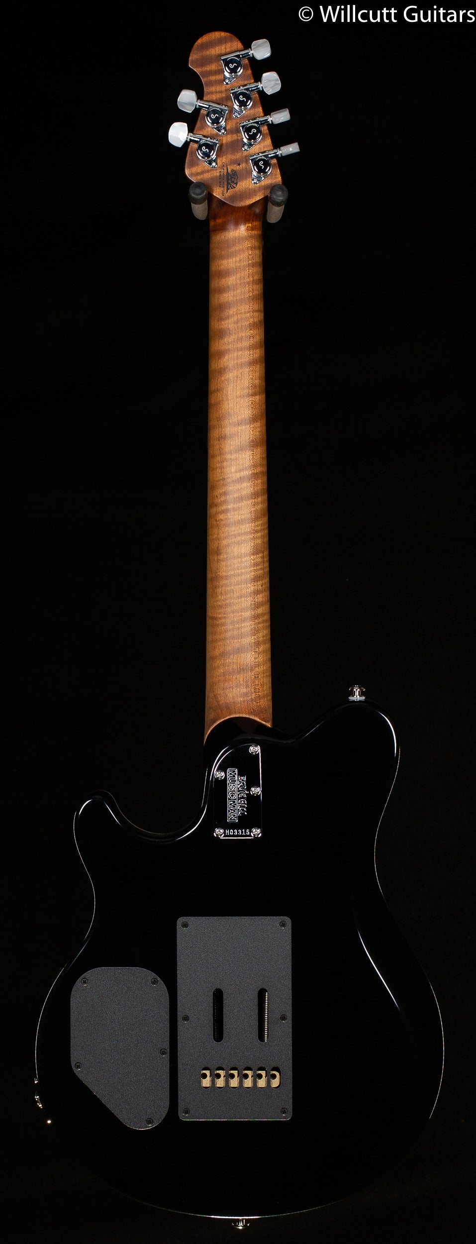 Ernie Ball Music Man Axis Super Sport Trem Yucatan Blue Flame