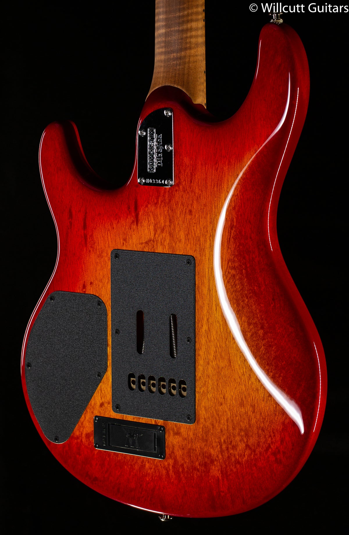 Ernie Ball Music Man Luke III HH Lava Burst Flame Willcutt Limited (364)