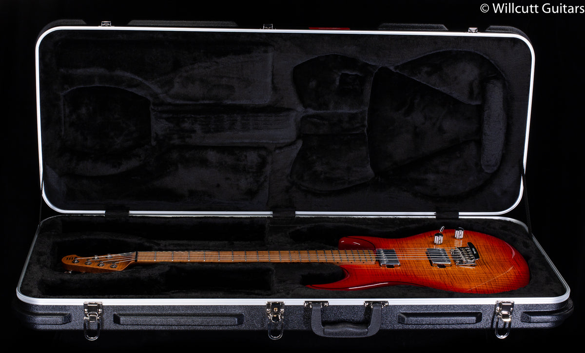 Ernie Ball Music Man Luke III HH Lava Burst Flame Willcutt Limited (364)