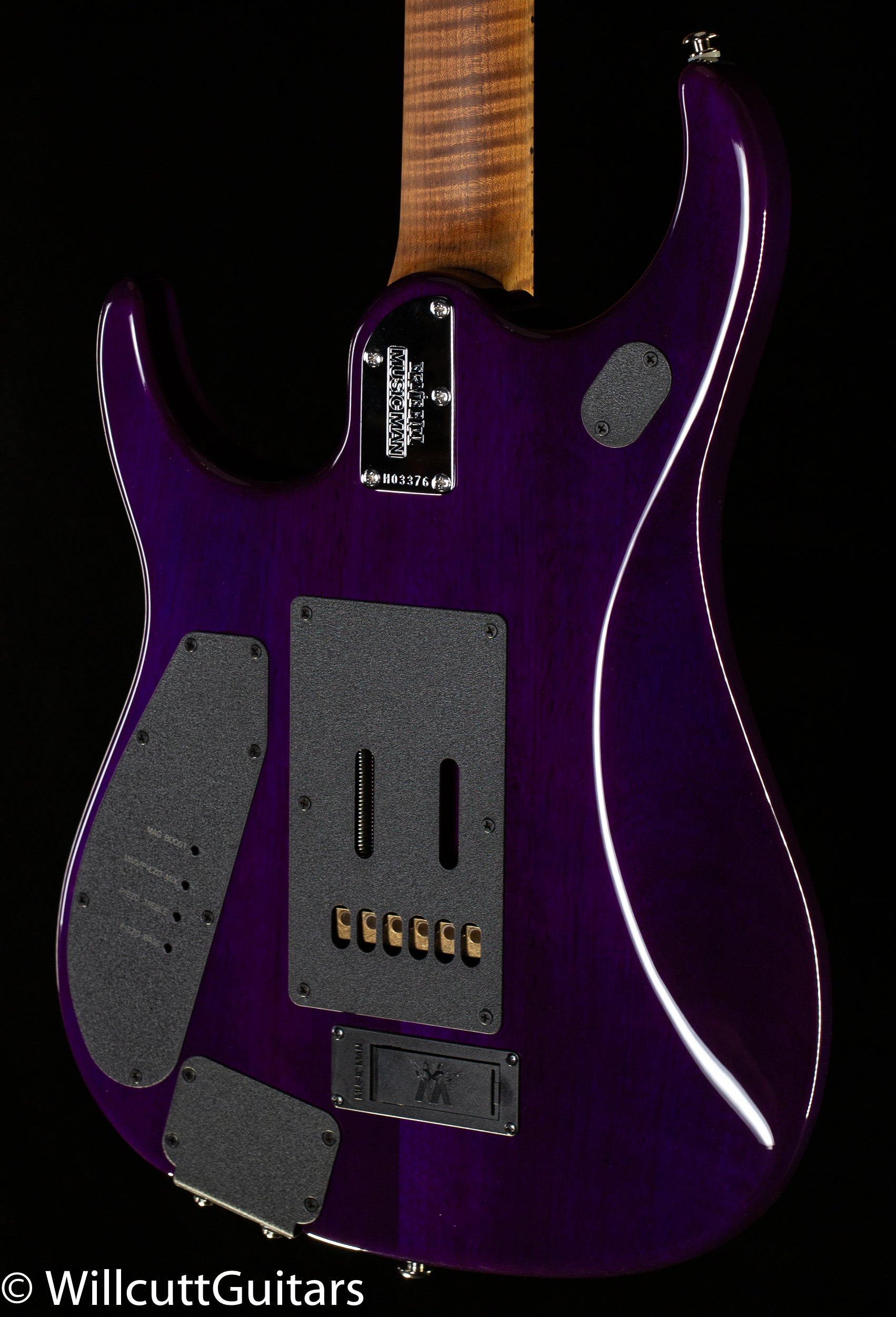 Ernie Ball Music Man JP15 Purple Flame Nebula (376) - Willcutt Guitars