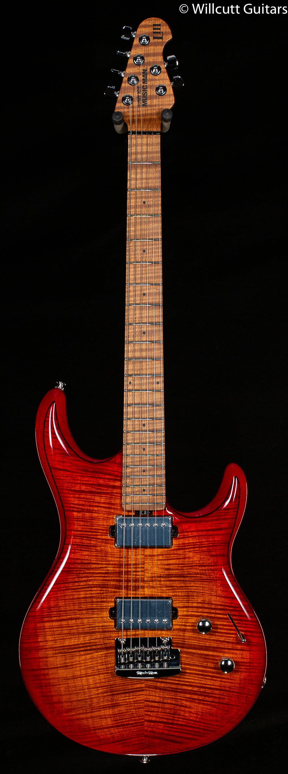 Ernie Ball Music Man Luke III HH Lava Burst Flame Willcutt Limited (379)