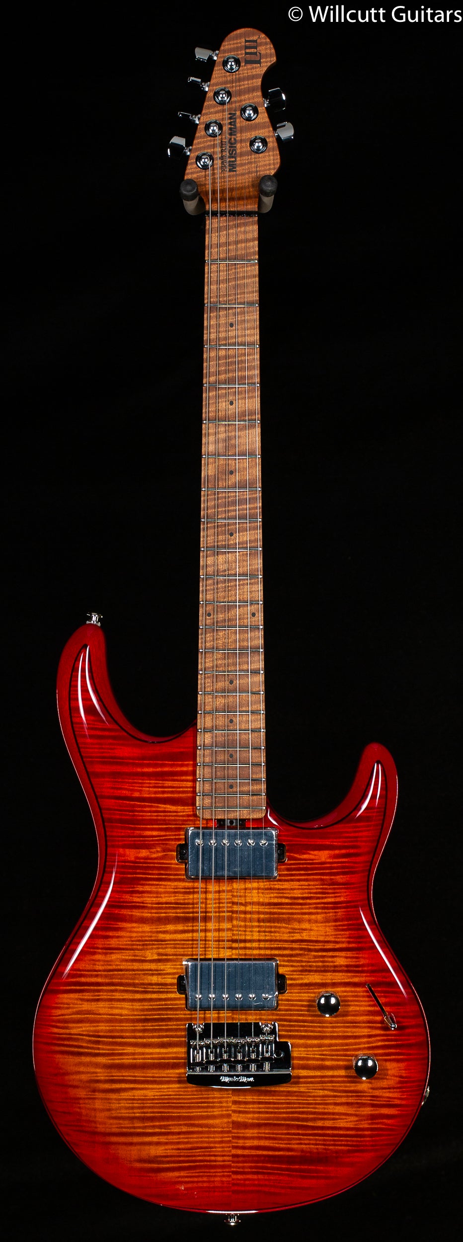 Ernie Ball Music Man Luke III HH Lava Burst Flame Willcutt Limited