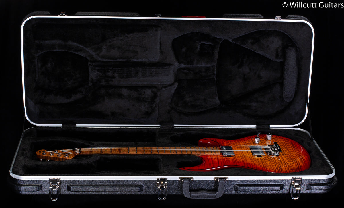 Ernie Ball Music Man Luke III HH Lava Burst Flame Willcutt Limited (398)