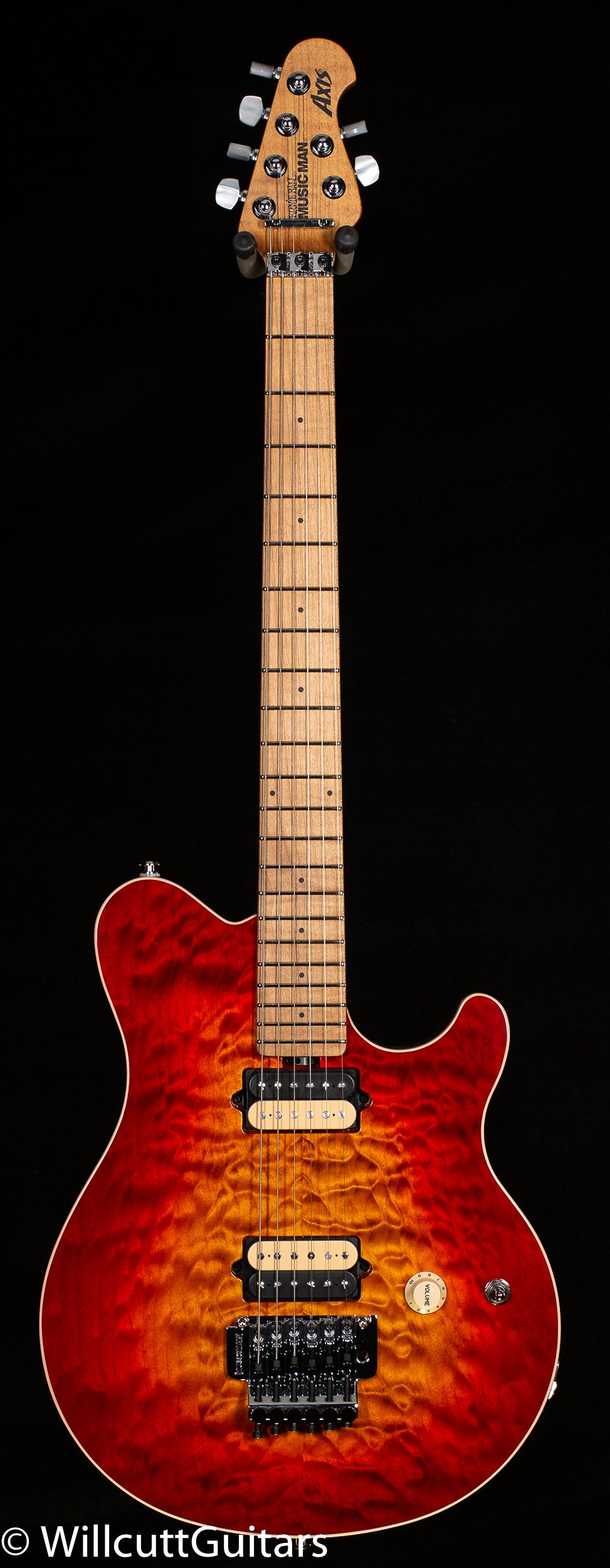 Ernie Ball Music Man Willcutt Limited Axis Lava Burst Quilt Floyd Rose (642)