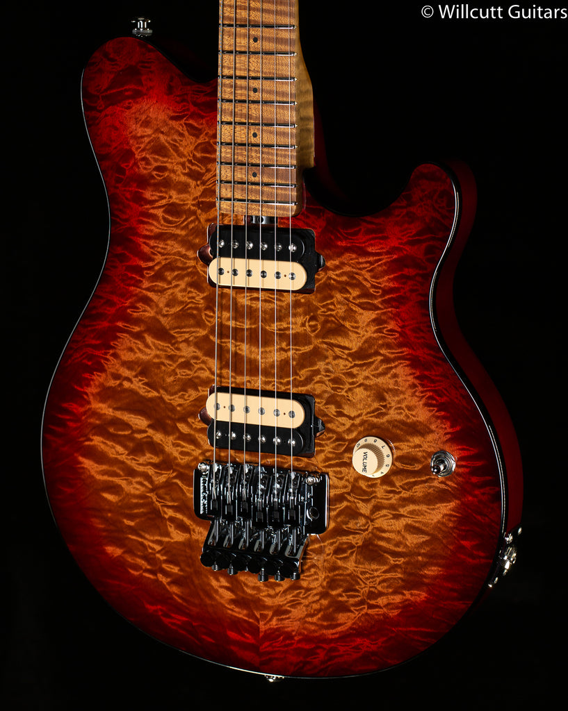 Ernie Ball Music Man Axis Roasted Amber Quilt (692) - Willcutt Guitars