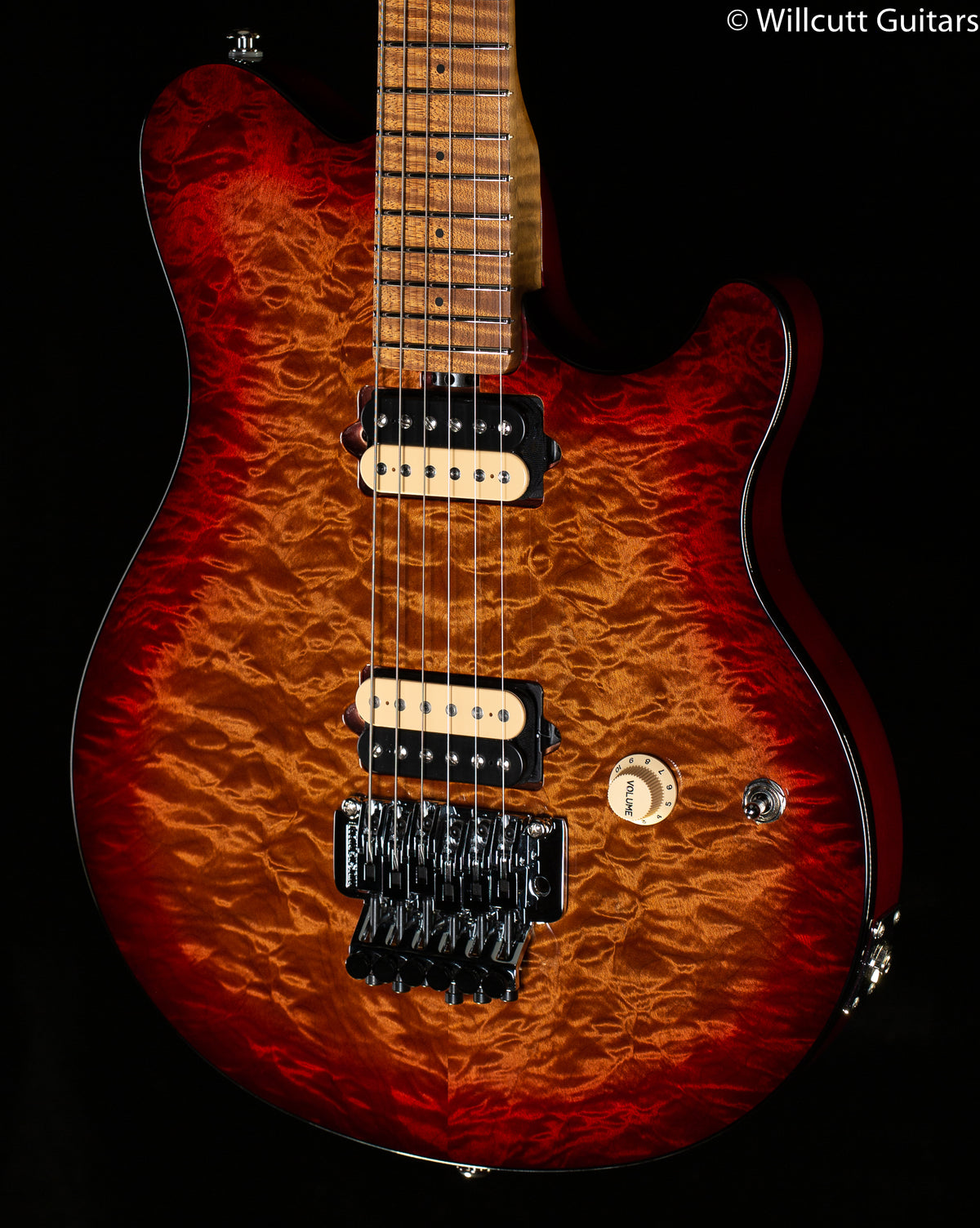 Ernie Ball Music Man Axis Roasted Amber Quilt (692)