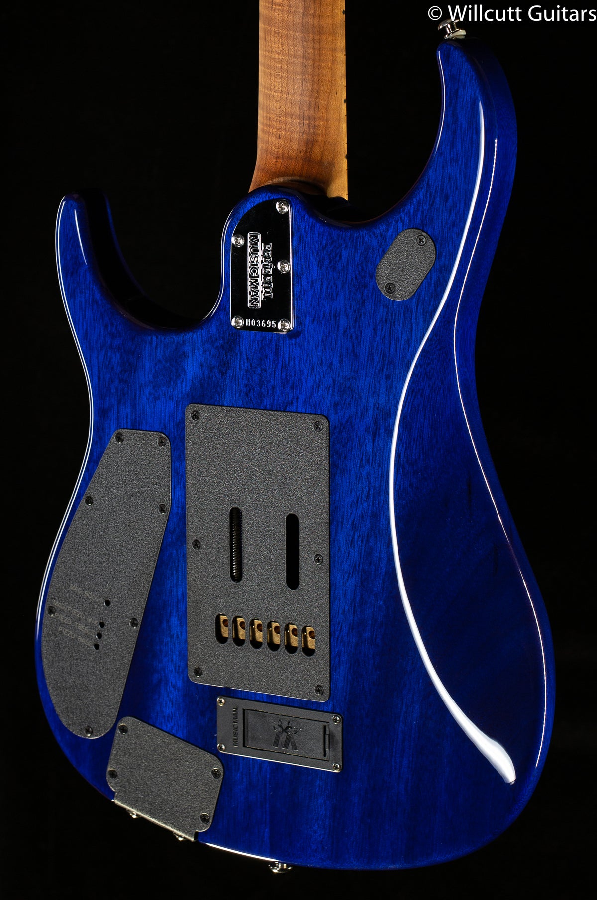 Ernie Ball Music Man JP15 Cerulean Paradise Flame