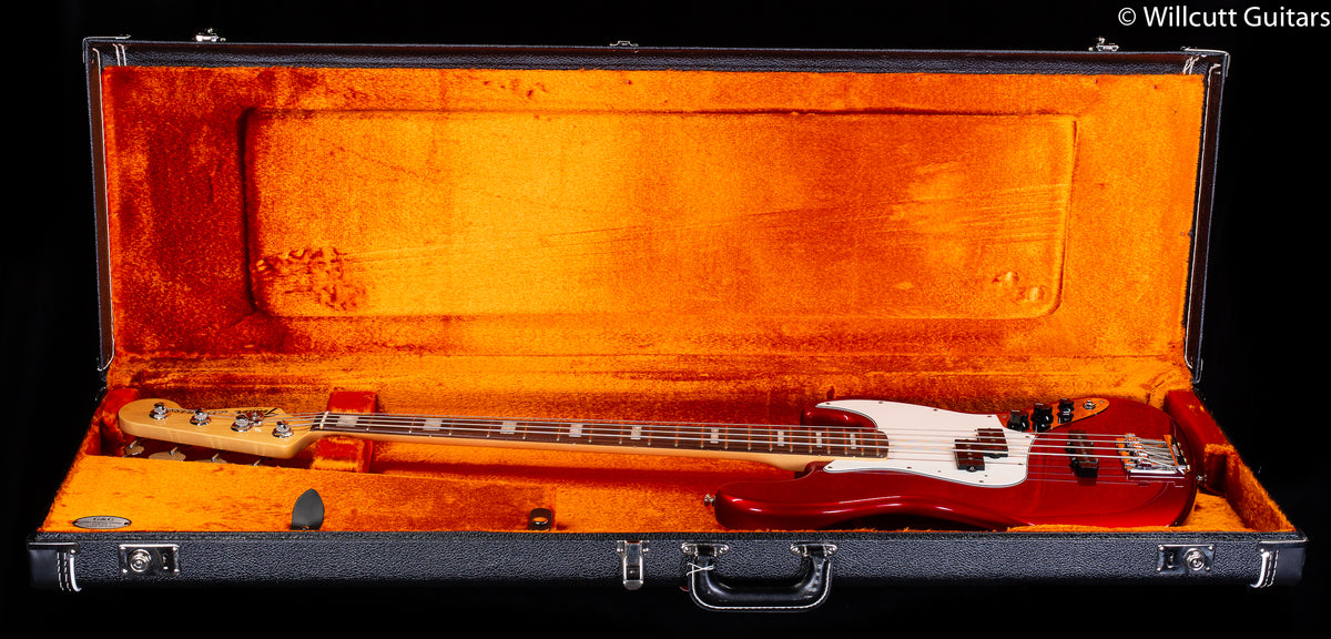 Fender Vintage Hot Rod &#39;70s Jazz Bass Candy Apple Red Rosewood Bass Guitar
