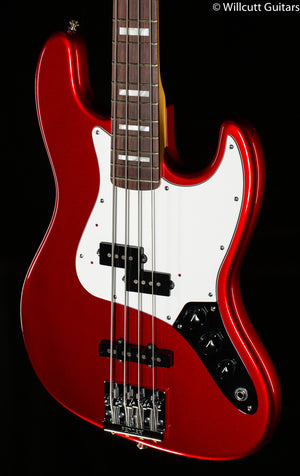 Fender Vintage Hot Rod '70s Jazz Bass Candy Apple Red Rosewood Bass Guitar