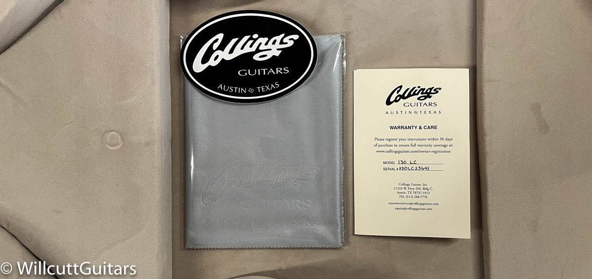 Collings I-30 LC Jet Black Aged Finish (641)