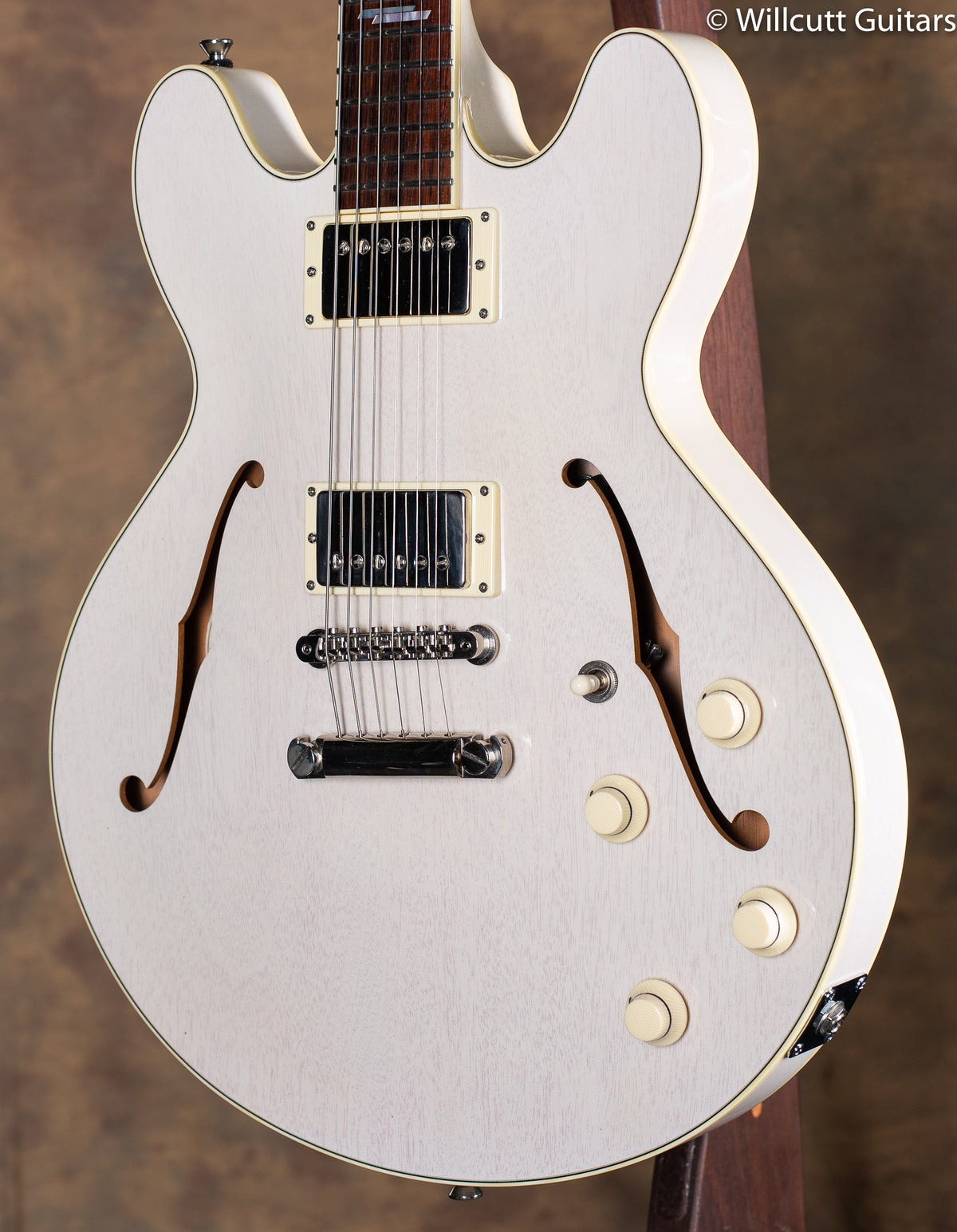 Collings I-35 Deluxe Vintage White Throbaks