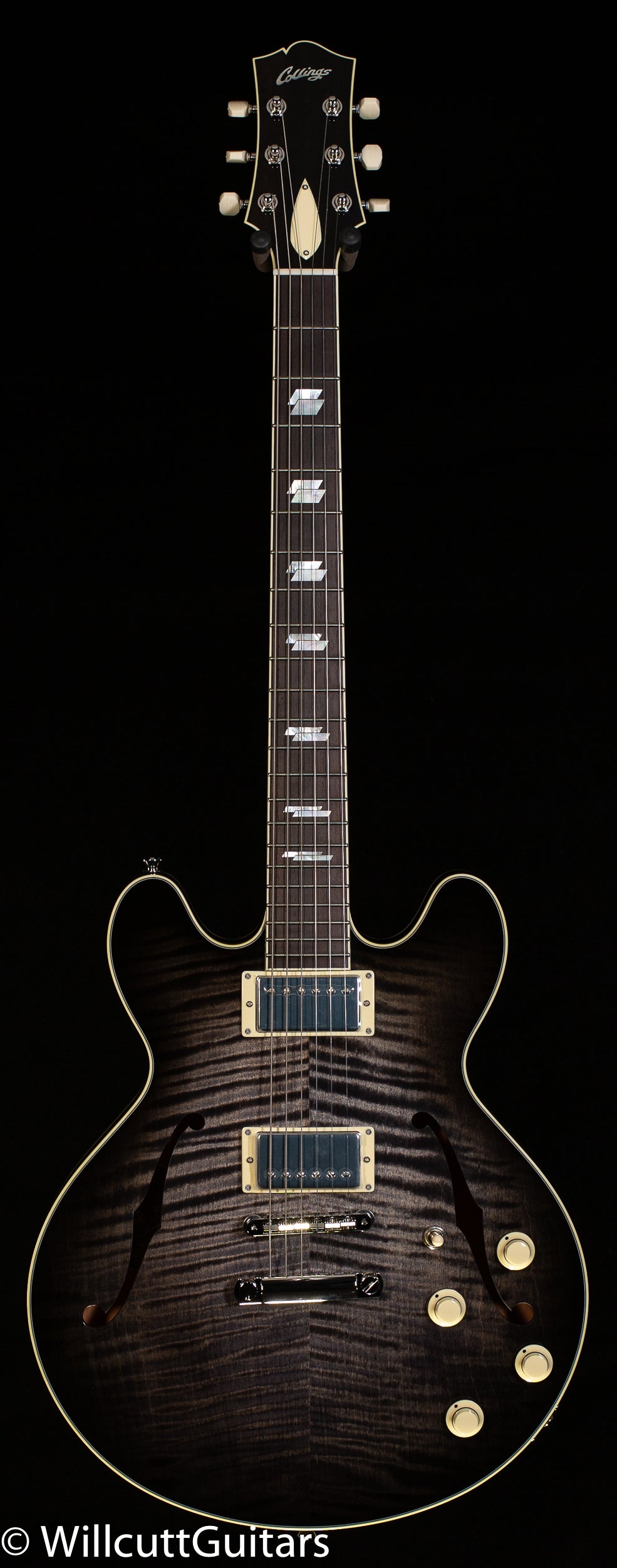 Collings I-35 Deluxe Acid Wash Charcoal Burst