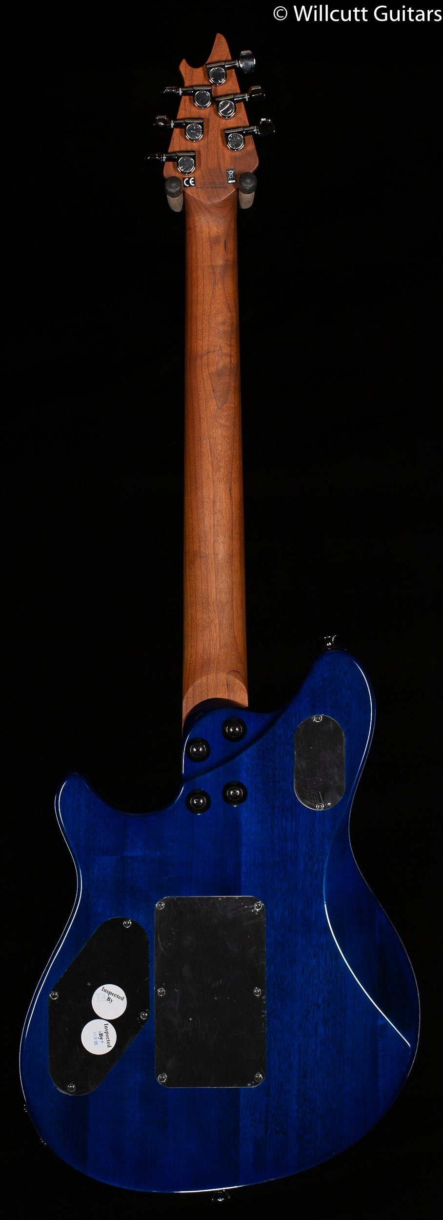 EVH Wolfgang® WG Standard QM, Baked Maple Fingerboard, Chlorine Burst