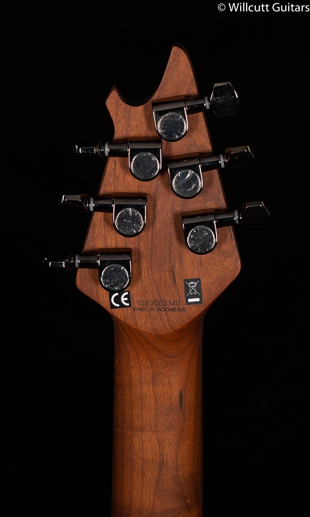 EVH Wolfgang® WG Standard QM, Baked Maple Fingerboard, Chlorine Burst