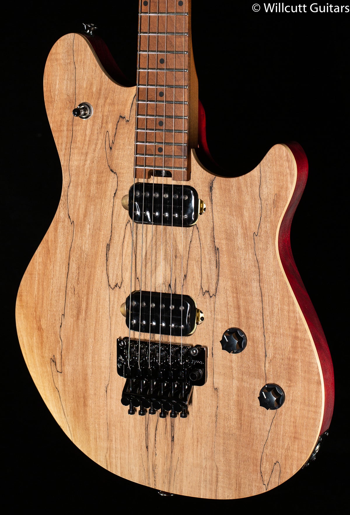 EVH Wolfgang WG Standard Exotic Spalted Maple Baked Maple Fingerboard Natural