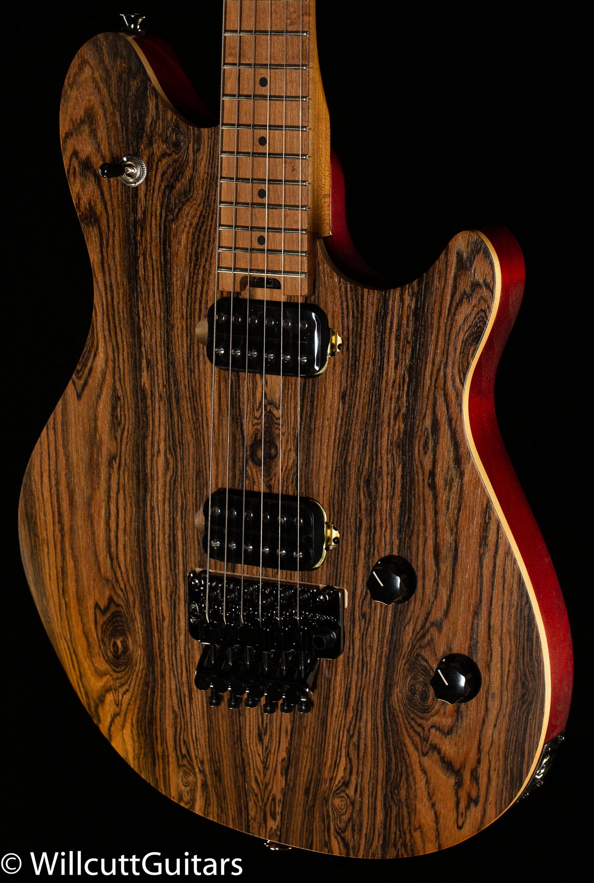 EVH Wolfgang WG Standard Exotic Bocote Natural Baked Maple Fingerboard