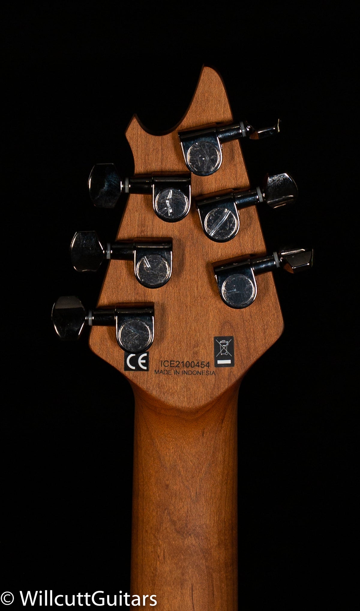 EVH Wolfgang WG Standard Exotic Bocote Natural Baked Maple Fingerboard