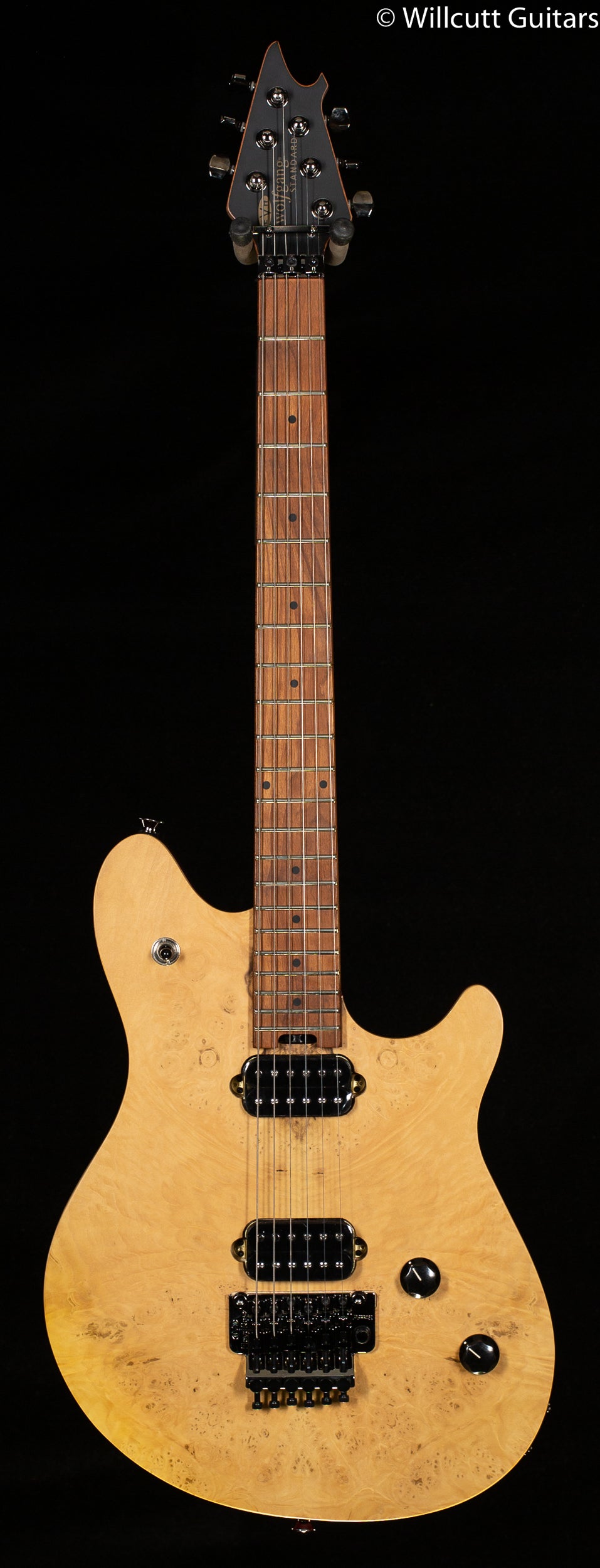 EVH Wolfgang WG Standard Exotic Laurel Burl Baked Maple Fingerboard Natural (100)