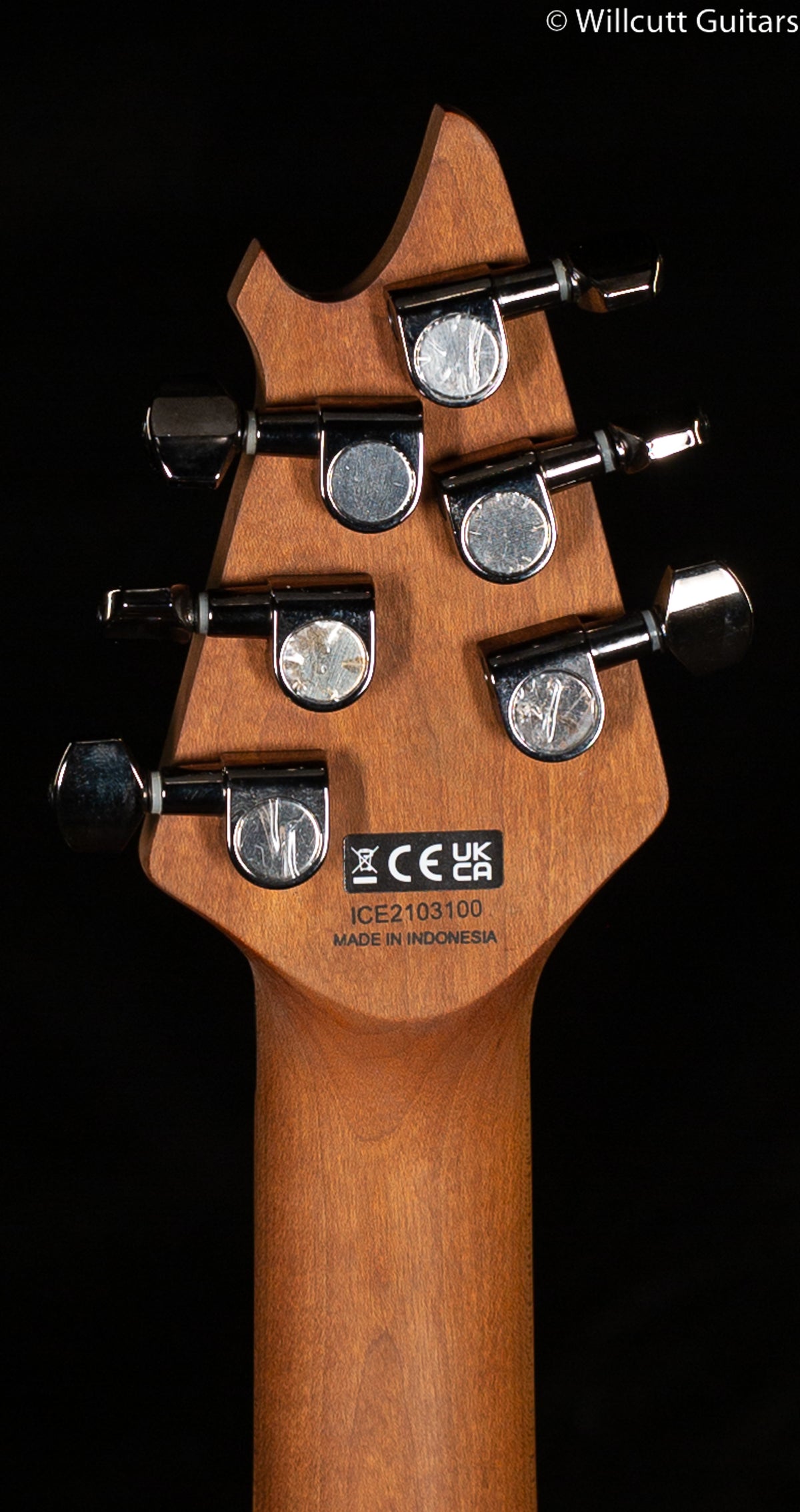 EVH Wolfgang WG Standard Exotic Laurel Burl Baked Maple Fingerboard Natural (100)