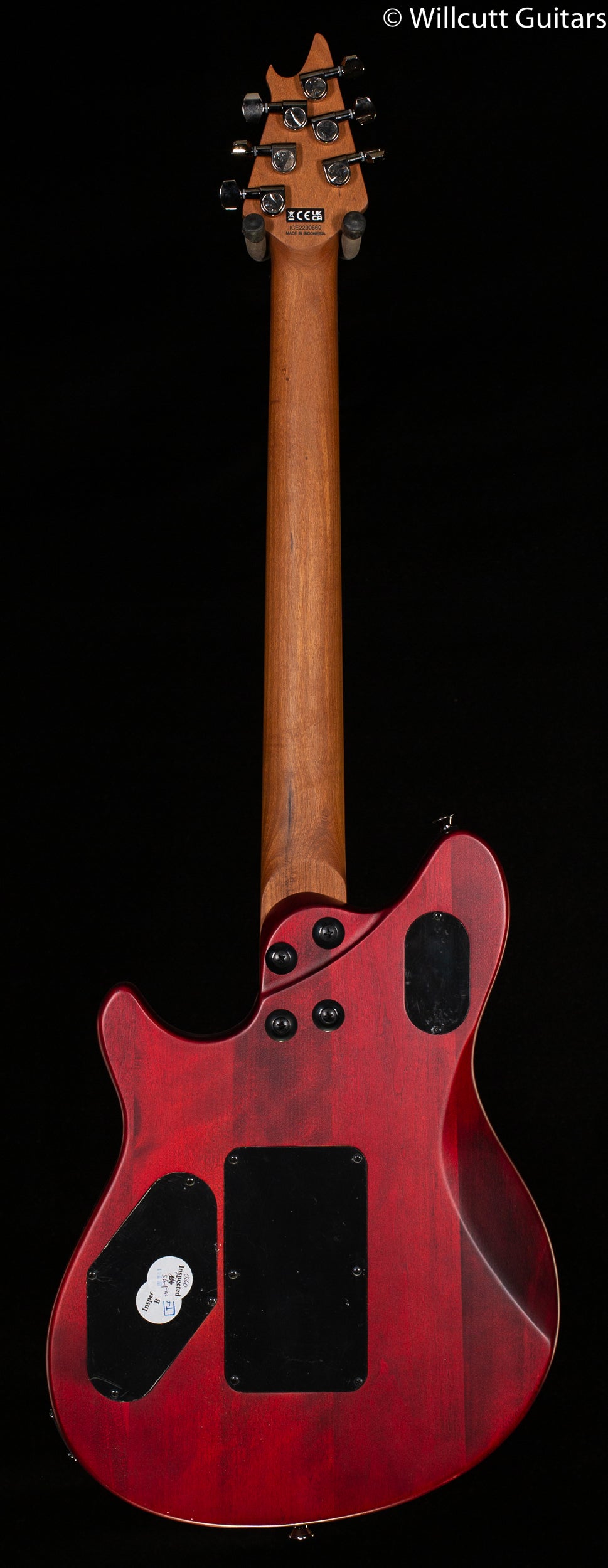 EVH Wolfgang WG Standard Exotic Poplar Burl Baked Maple Fingerboard Natural (660)