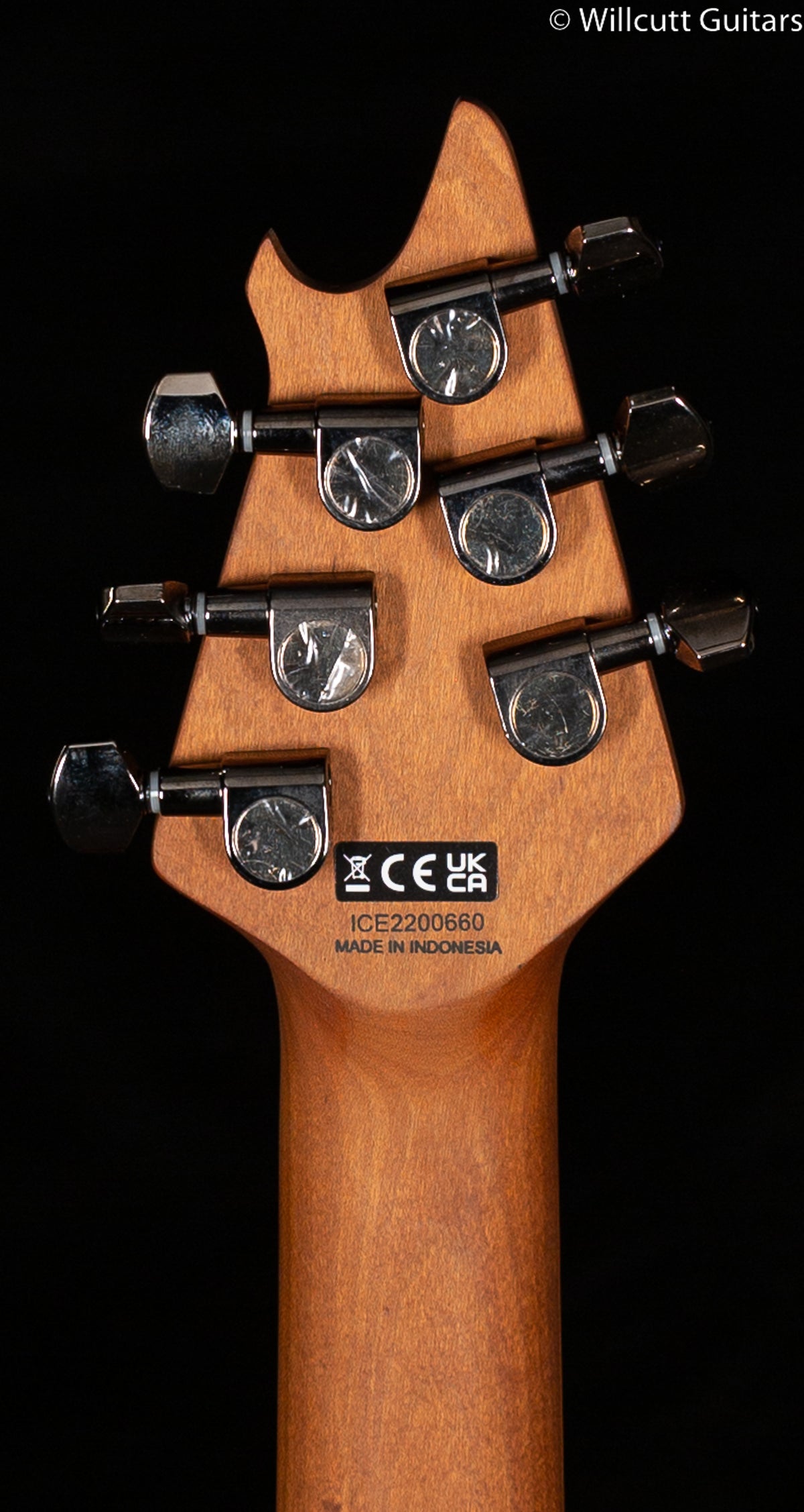 EVH Wolfgang WG Standard Exotic Poplar Burl Baked Maple Fingerboard Natural (660)