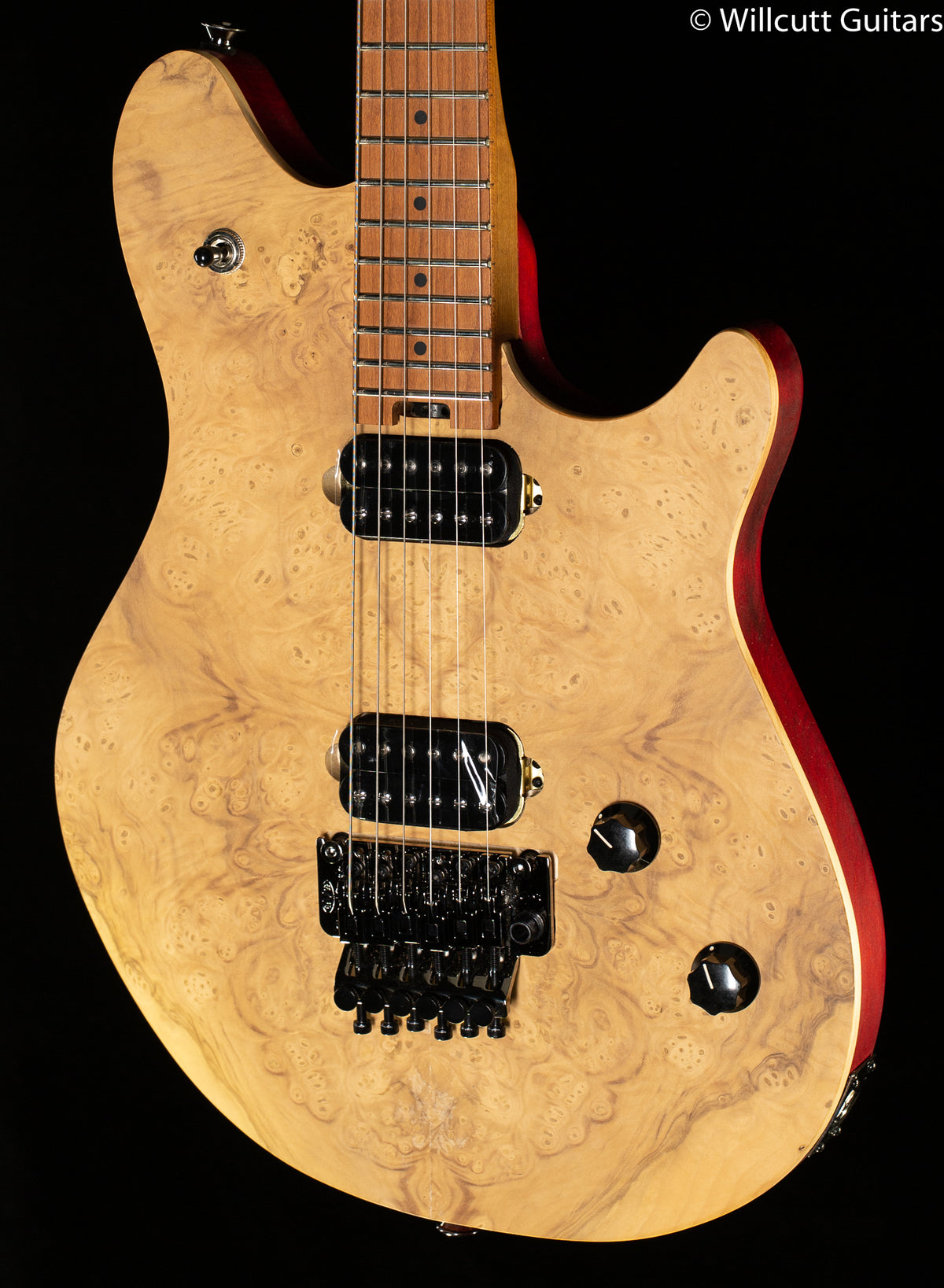 EVH Wolfgang WG Standard Exotic Laurel Burl Baked Maple Fingerboard Natural (975)