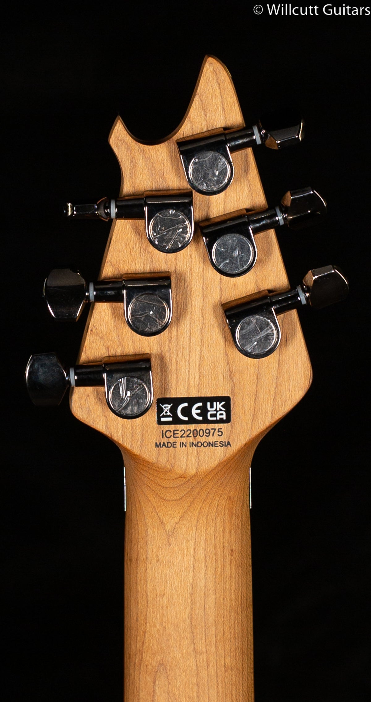 EVH Wolfgang WG Standard Exotic Laurel Burl Baked Maple Fingerboard Natural (975)