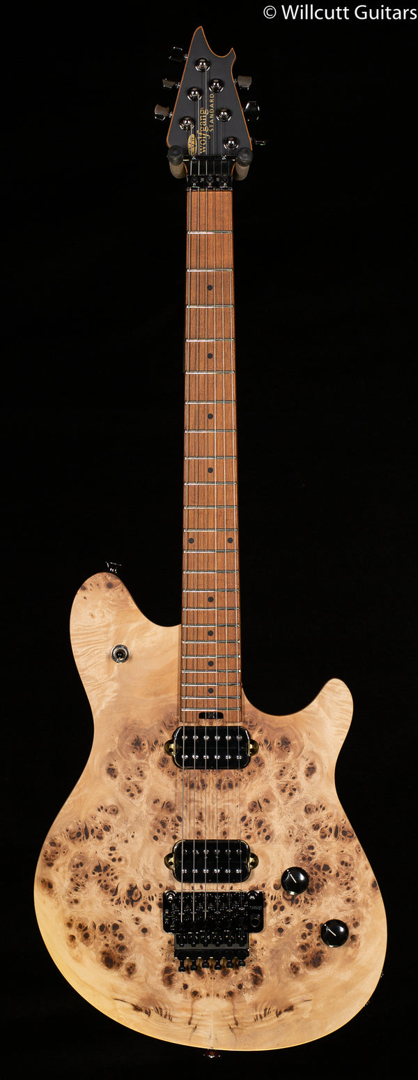 EVH Wolfgang WG Standard Exotic Poplar Burl Baked Maple