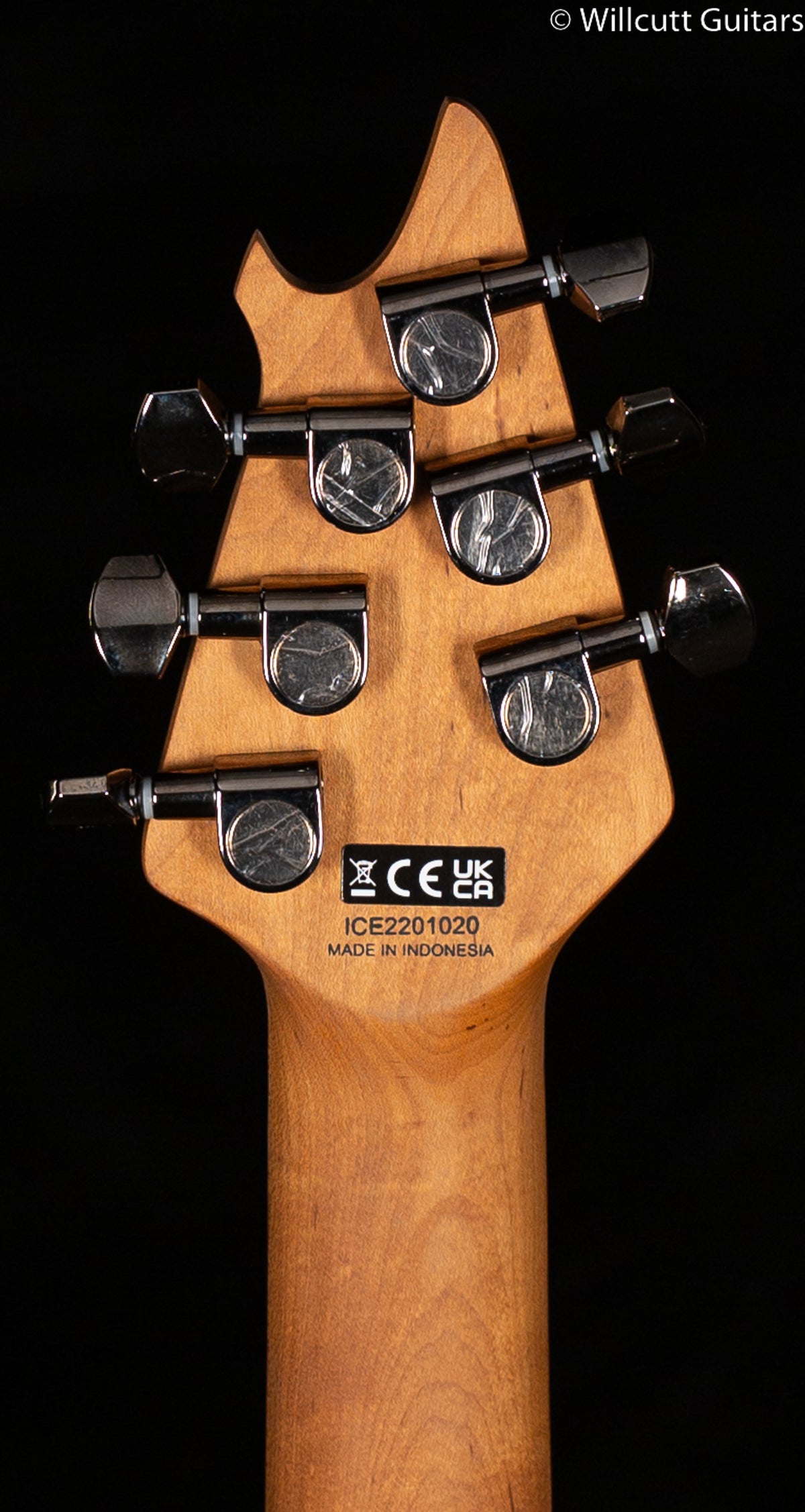 EVH Wolfgang WG Standard Exotic Poplar Burl Baked Maple Fingerboard Natural (020)