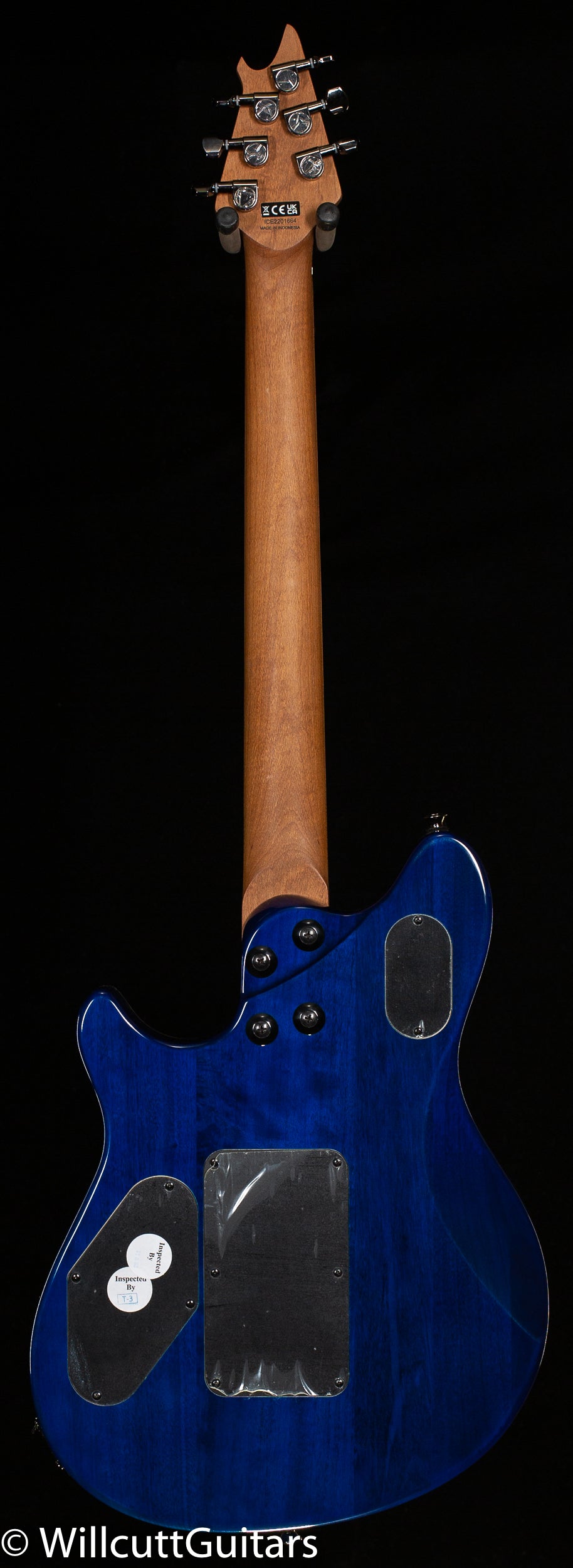 EVH Wolfgang WG Standard QM Baked Maple Fingerboard Tahiti Night