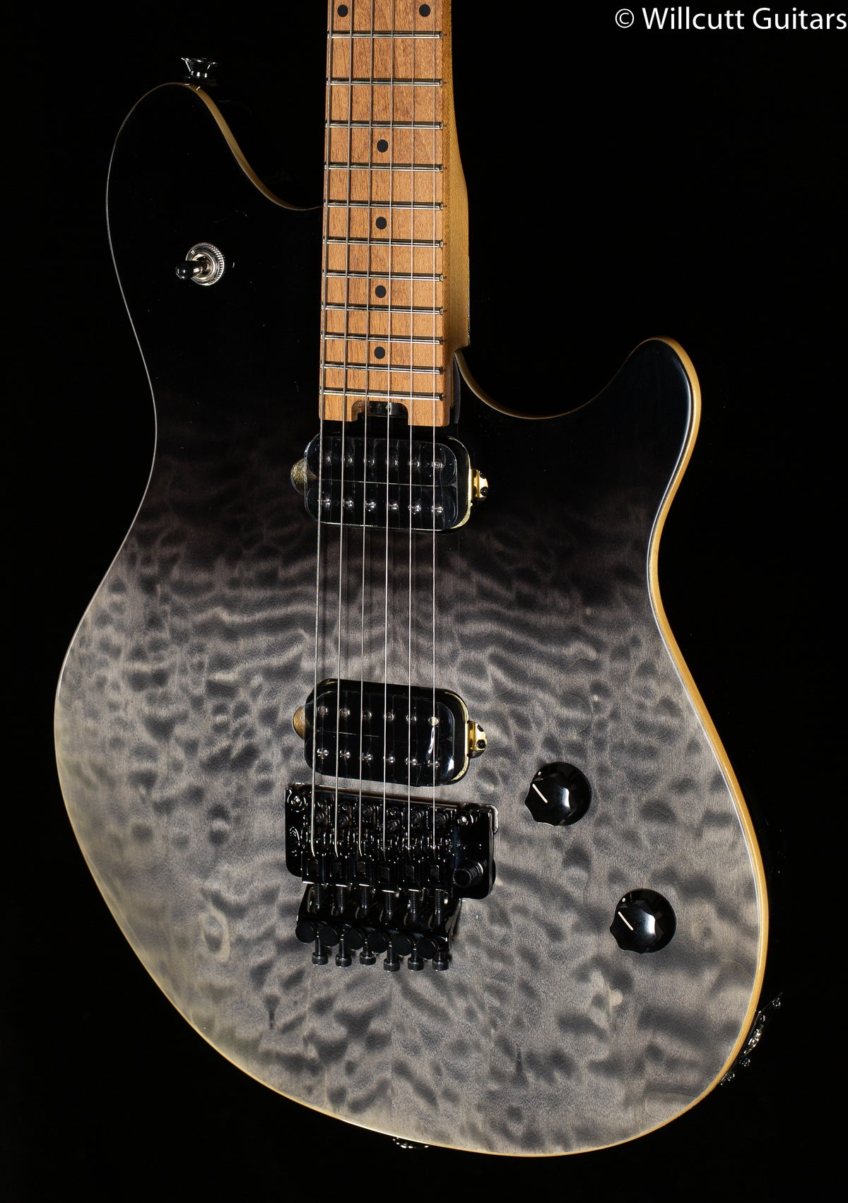 EVH Wolfgang WG Standard Quilt Maple Black Fade (241)