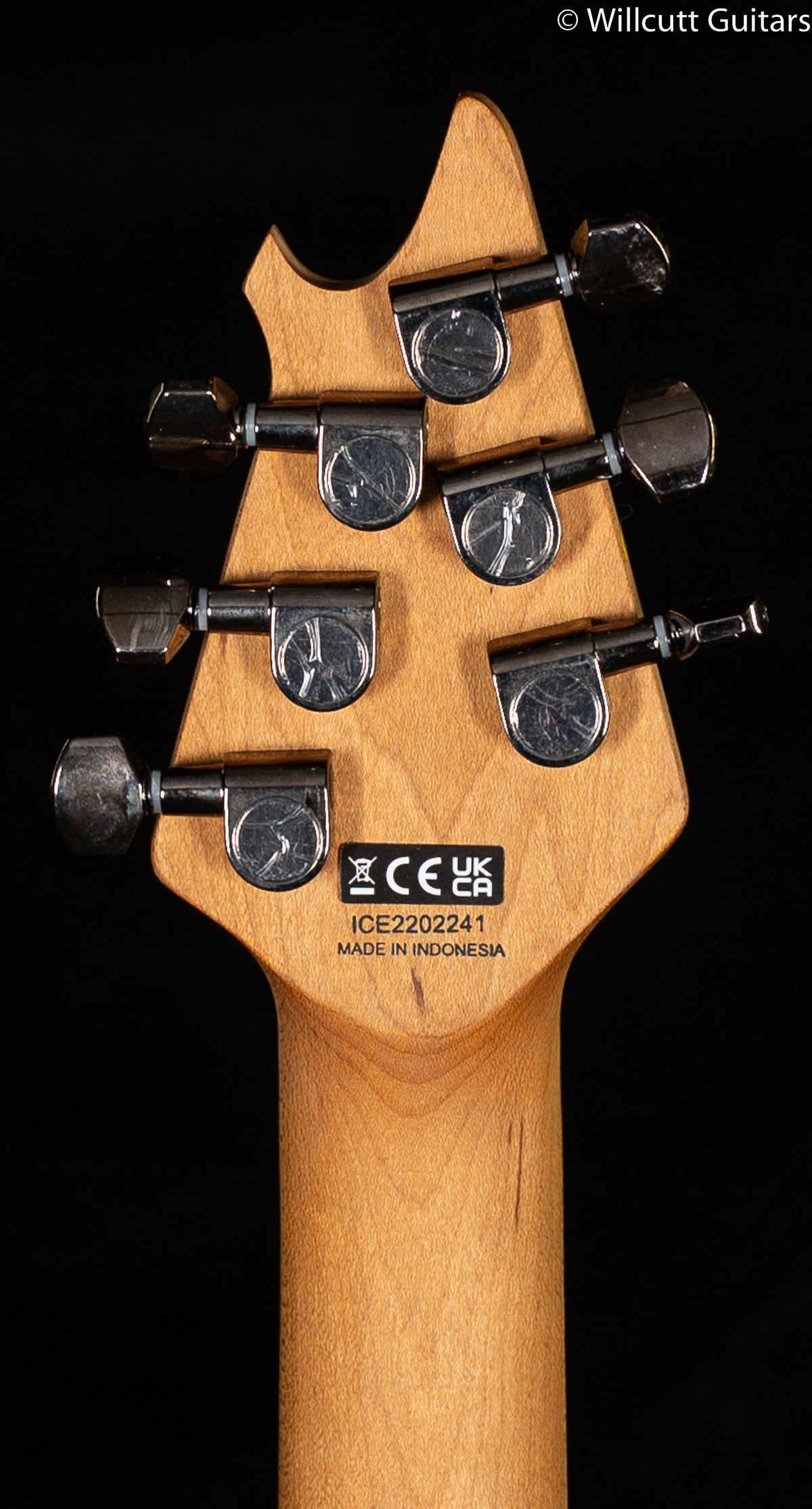 EVH Wolfgang WG Standard Quilt Maple Black Fade (241)