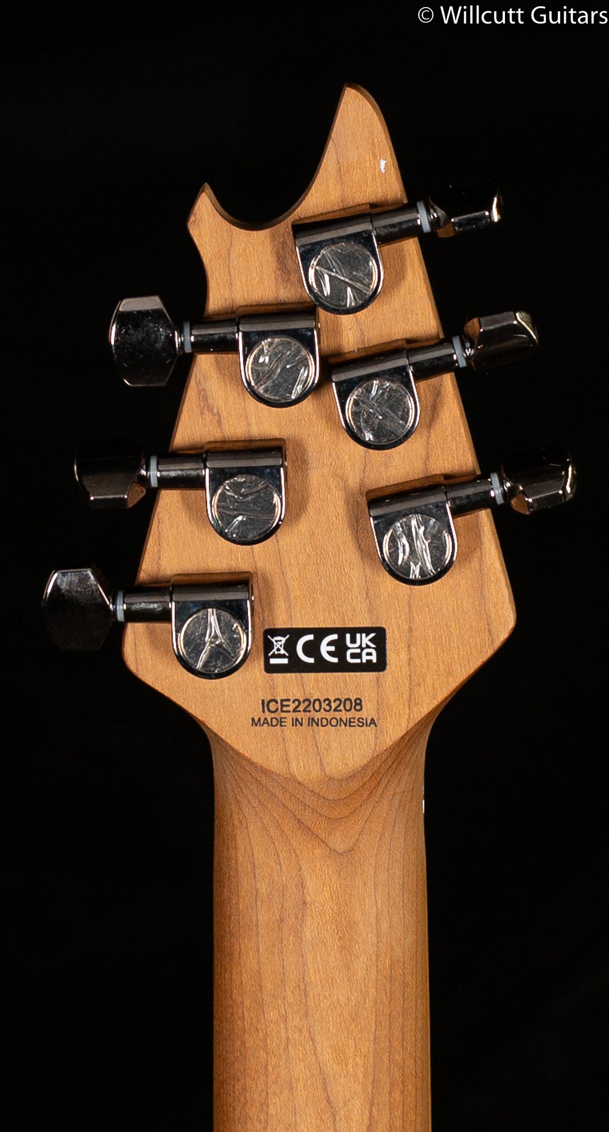 EVH Wolfgang WG Standard Exotic Ziricote Baked Maple Fingerboard Natural (208)