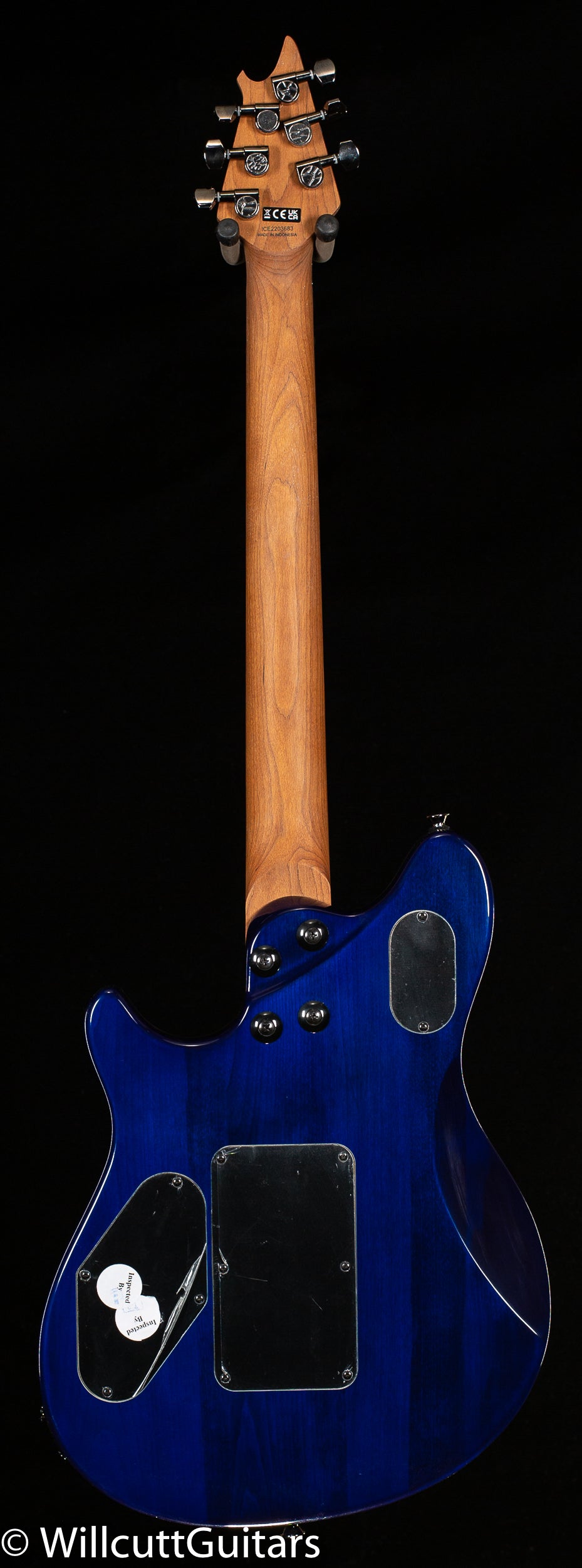 EVH Wolfgang WG Standard QM Baked Maple Fingerboard Chlorine Burst (683)