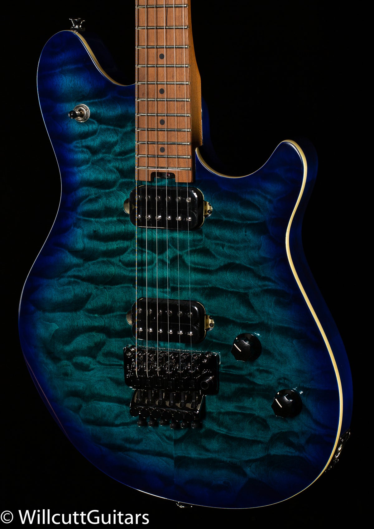 EVH Wolfgang WG Standard QM Baked Maple Fingerboard Chlorine Burst (683)