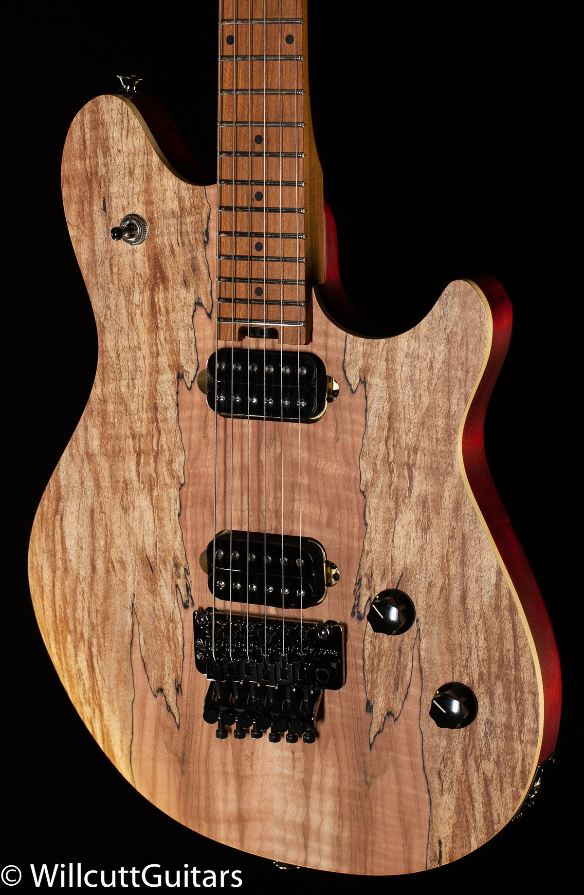 EVH Wolfgang WG Standard Exotic Spalted Maple Baked Maple Fingerboard Natural (800)