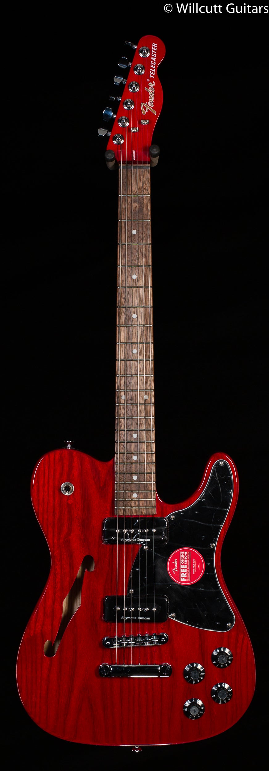 Fender Jim Adkins JA-90 Telecaster Crimson Red Transparent