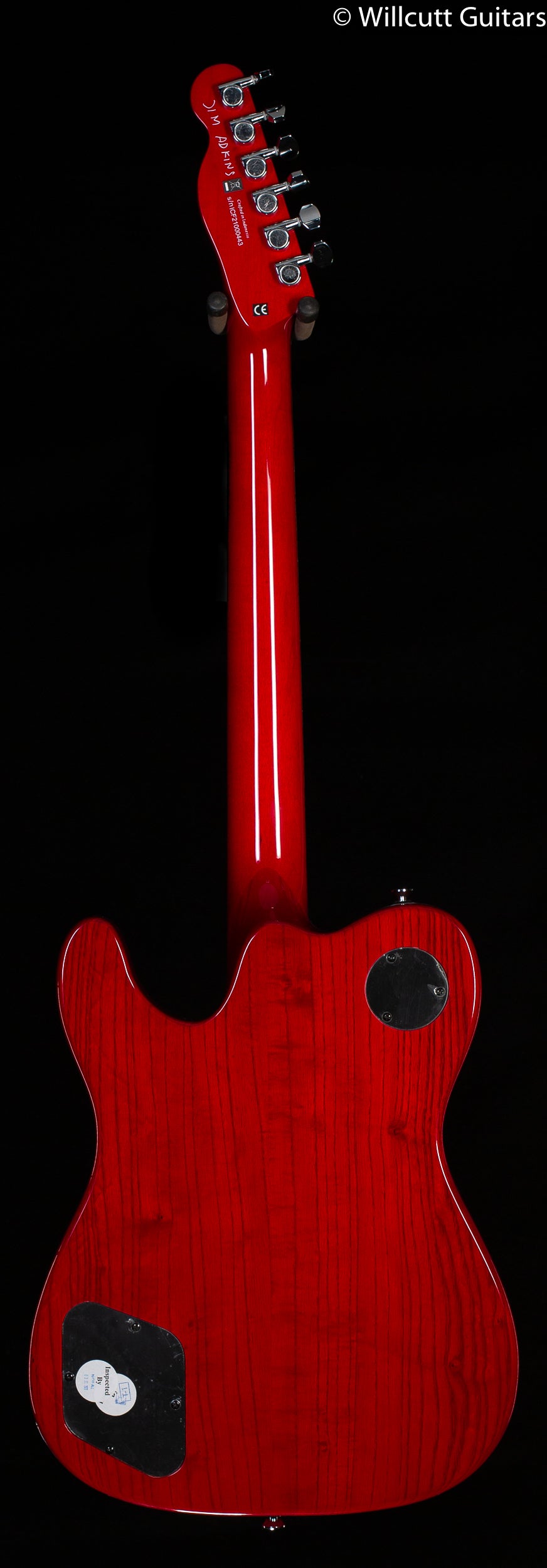 Fender Jim Adkins JA-90 Telecaster Crimson Red Transparent