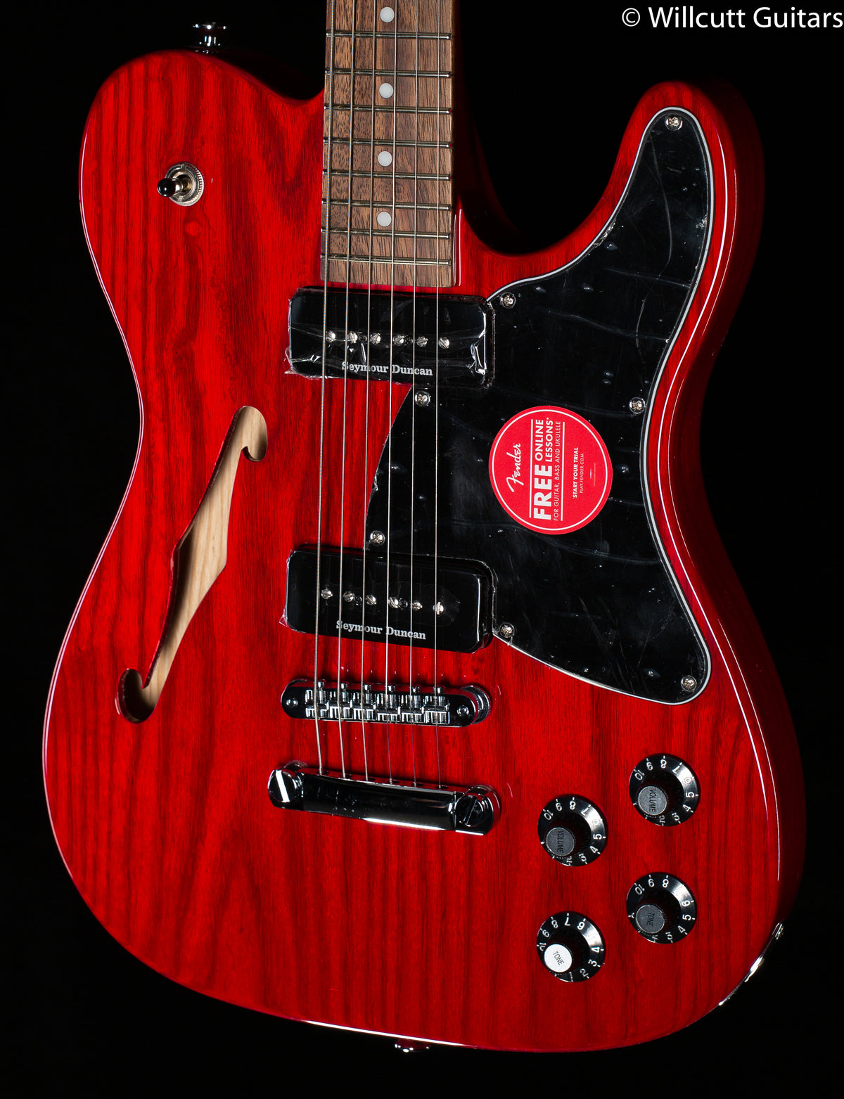 Fender Jim Adkins JA-90 Telecaster Crimson Red Transparent