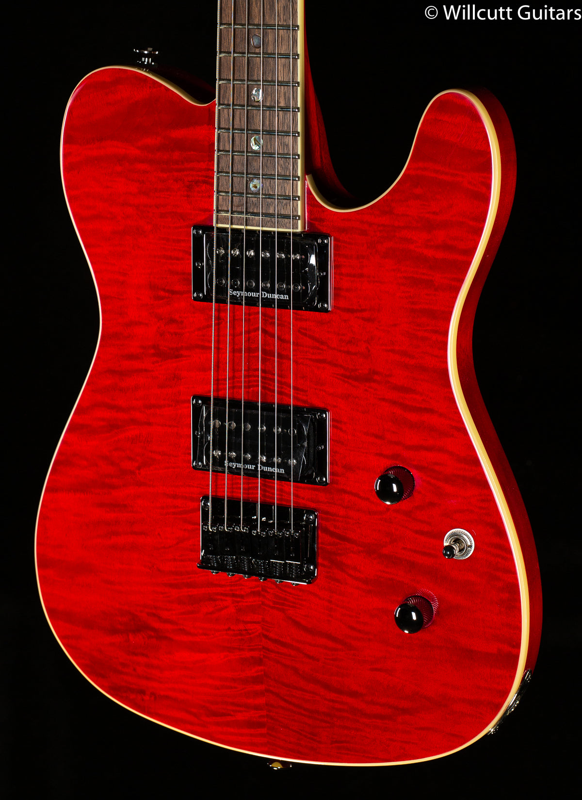 Fender Special Edition Custom Telecaster FMT HH Crimson Red Transparent Laurel Fingerboard