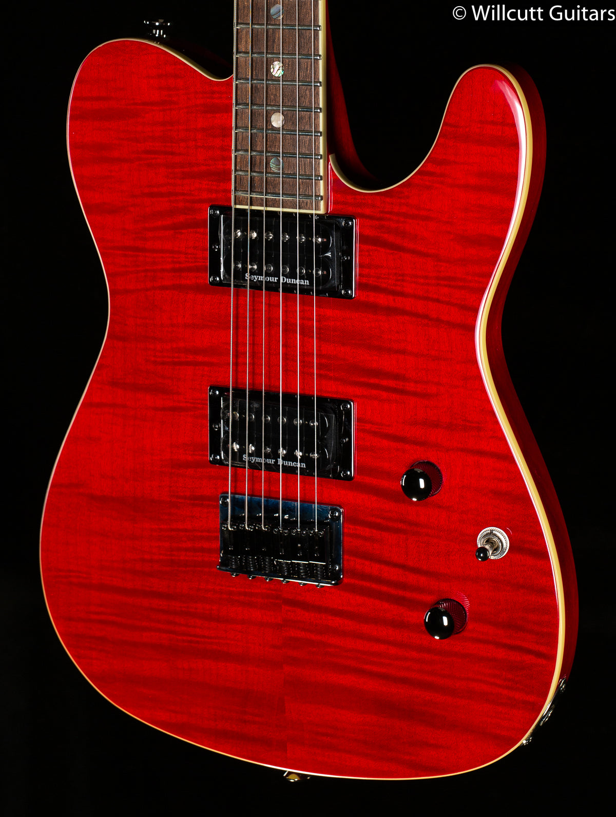 Fender Special Edition Custom Telecaster FMT HH Crimson Red Transparent Laurel Fingerboard
