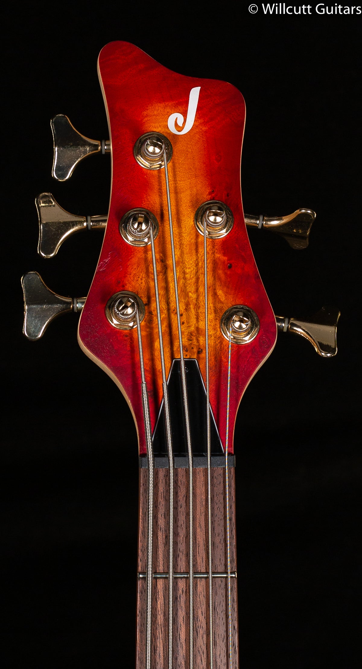 Jackson Pro Series Spectra Bass SBP V Caramelized Jatoba Fingerboard Transparent Cherry Burst Bass Guitar (257)