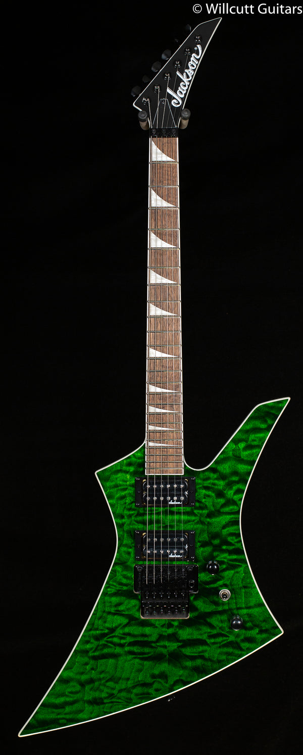 Jackson X Series Kelly KEXQ Laurel Fingerboard Transparent Green (108) -  Willcutt Guitars