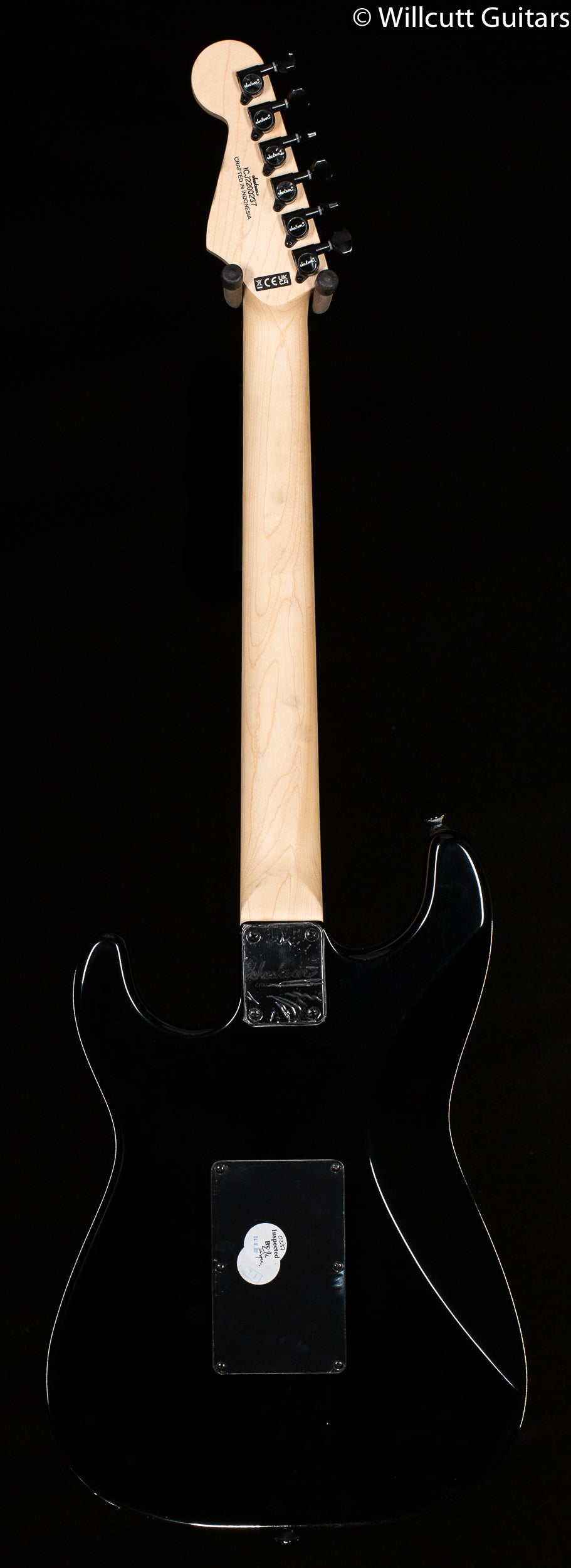 Jackson X Series Signature Adrian Smith SDXQM Maple Fingerboard Transparent Green (237)