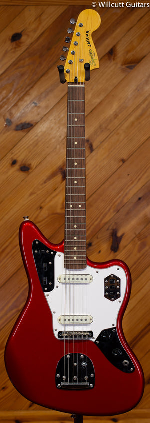 Squier Vintage Modified Jaguar Candy Apple Red Rosewood DEMO