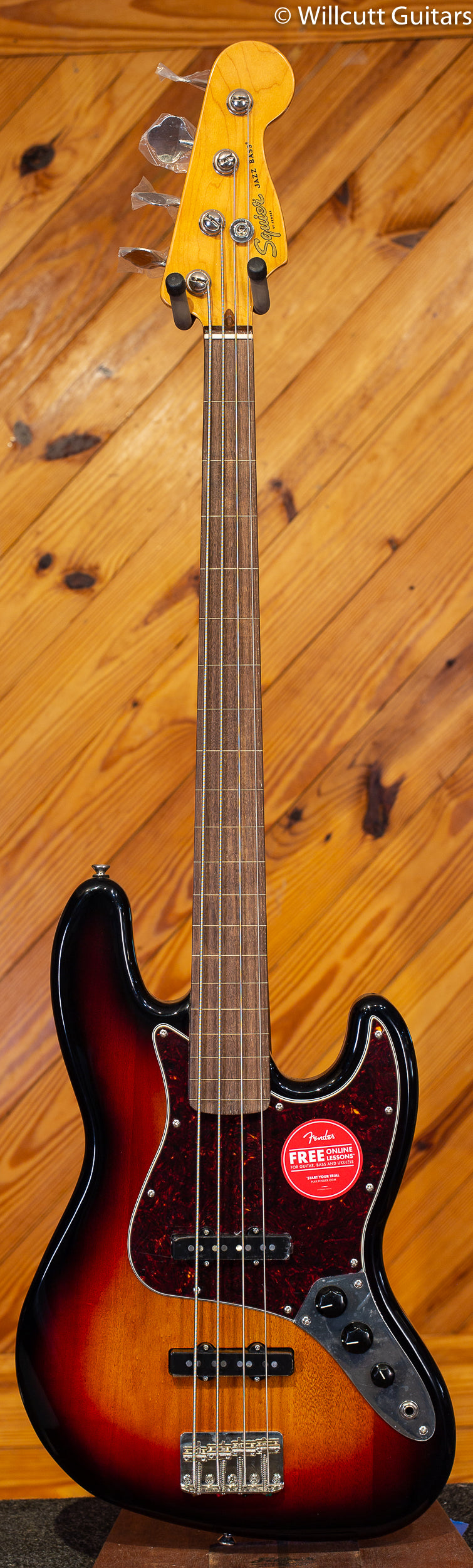 Squier Classic Vibe '60s Jazz Bass 3-Tone Sunburst demo Bass Guitar